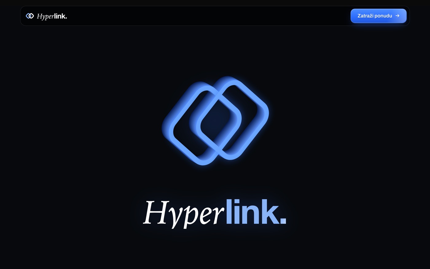 Naslovnica stranice Hyperlink